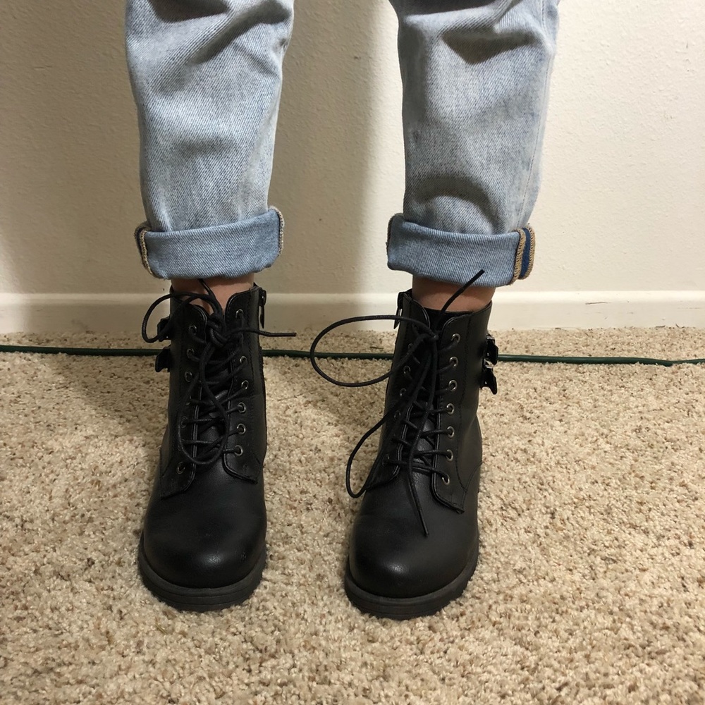Black boots